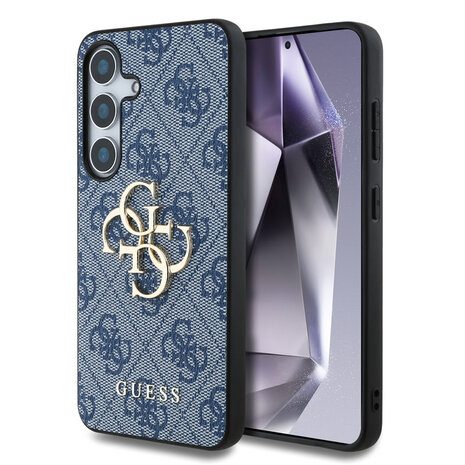 Guess Guess Galaxy S25 Backcover hoesje - 4G PU Big Logo - Blauw Guess Guess Galaxy S25 Backcover hoesje - 4G PU Big Logo - Blauw