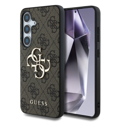 Guess Guess Galaxy S25 Back cover coque - 4G PU Big Logo - Marron