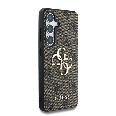 Guess Guess Galaxy S25 Backcover hoesje - 4G PU Big Logo - Bruin Guess Guess Galaxy S25 Backcover hoesje - 4G PU Big Logo - Bruin