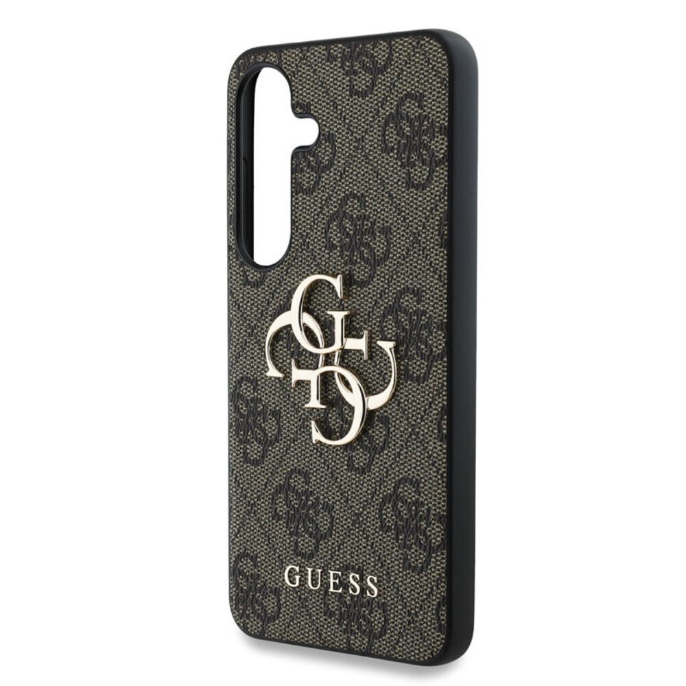 Guess Guess Galaxy S25 Backcover hoesje - 4G PU Big Logo - Bruin Guess Guess Galaxy S25 Backcover hoesje - 4G PU Big Logo - Bruin