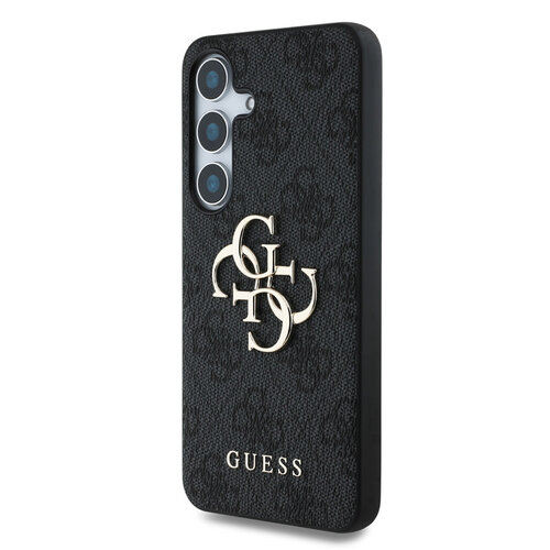 Guess Guess Galaxy S25 Back-Cover hul - 4G PU Big Logo - Schwarz
