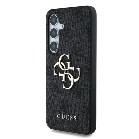 Guess Guess Galaxy S25 Back cover case - 4G PU Big Logo - Black Guess Guess Galaxy S25 Back cover case - 4G PU Big Logo - Black
