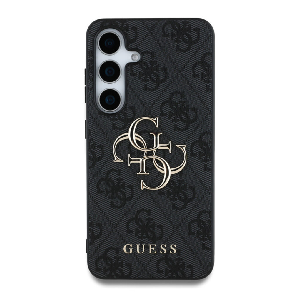 Guess Guess Galaxy S25 Backcover hoesje - 4G PU Big Logo - Zwart Guess Guess Galaxy S25 Backcover hoesje - 4G PU Big Logo - Zwart