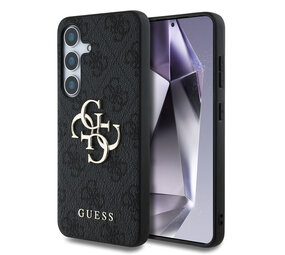 Guess Guess Galaxy S25 Back-Cover hul - 4G PU Big Logo - Schwarz Guess Guess Galaxy S25 Back-Cover hul - 4G PU Big Logo - Schwarz