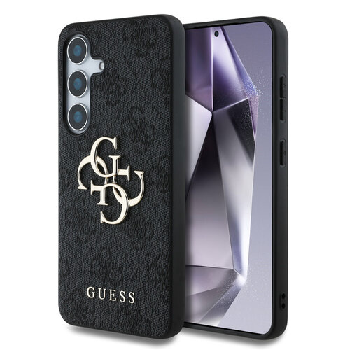 Guess Guess Galaxy S25 Back cover coque - 4G PU Big Logo - Noir
