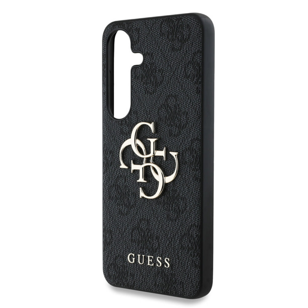 Guess Guess Galaxy S25 Backcover hoesje - 4G PU Big Logo - Zwart Guess Guess Galaxy S25 Backcover hoesje - 4G PU Big Logo - Zwart