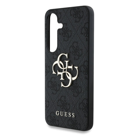 Guess Guess Galaxy S25 Backcover hoesje - 4G PU Big Logo - Zwart Guess Guess Galaxy S25 Backcover hoesje - 4G PU Big Logo - Zwart