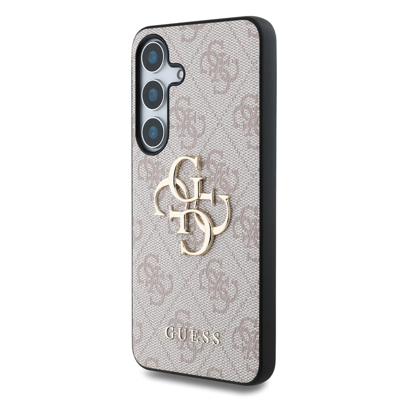 Guess Guess Galaxy S25 Backcover hoesje - 4G PU Big Logo - Roze, foto 2 van 6