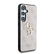 Guess Guess Galaxy S25 Backcover hoesje - 4G PU Big Logo - Roze Guess Guess Galaxy S25 Backcover hoesje - 4G PU Big Logo - Roze