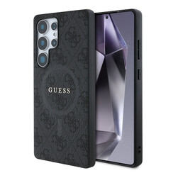 Guess Galaxy S25 Ultra Back cover case - 4G Colored Ring Classic Logo - MagSafe - Black