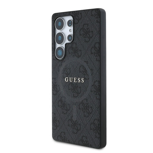 Guess Guess Galaxy S25 Ultra Backcover hoesje - 4G Colored Ring Classic Logo - MagSafe - Zwart