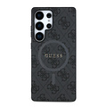 Guess Guess Galaxy S25 Ultra Backcover hoesje - 4G Colored Ring Classic Logo - MagSafe - Zwart