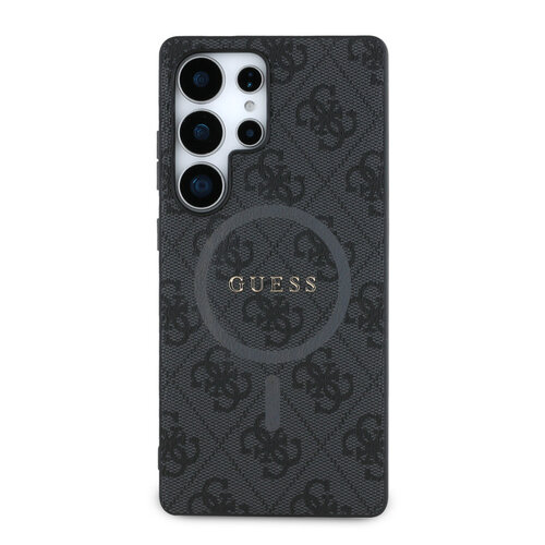 Guess Guess Galaxy S25 Ultra Backcover hoesje - 4G Colored Ring Classic Logo - MagSafe - Zwart