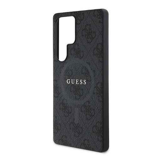 Guess Guess Galaxy S25 Ultra Backcover hoesje - 4G Colored Ring Classic Logo - MagSafe - Zwart