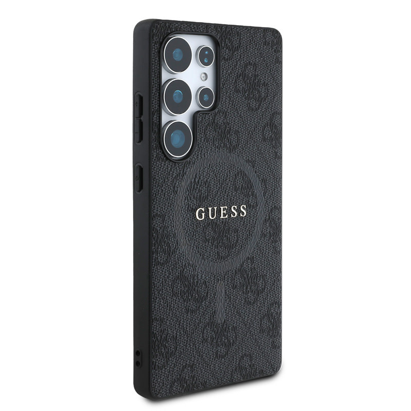 Guess Guess Galaxy S25 Ultra Backcover hoesje - 4G Colored Ring Classic Logo - MagSafe - Zwart, foto 4 van 6
