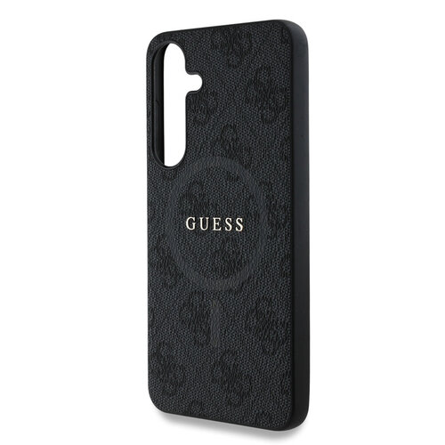 Guess Guess Galaxy S25 Back-Cover hul - 4G Colored Ring Classic Logo - MagSafe - Schwarz
