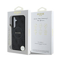 Guess Guess Galaxy S25 Backcover hoesje - 4G Colored Ring Classic Logo - MagSafe - Zwart