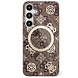 Guess Guess Galaxy S25 Backcover hoesje - Magnetic IML Peony on 4G - Magsafe - Bruin Guess Guess Galaxy S25 Backcover hoesje - Magnetic IML Peony on 4G - Magsafe - Bruin