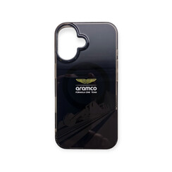 Aston Martin iPhone 16 Back cover case - Magsafe - IML F1 Car - Black