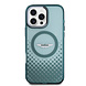 Aston Martin Aston Martin iPhone 16 Pro Max Back cover coque - Magsafe - IML Metal Gradient Squares - Vert Aston Martin Aston Martin iPhone 16 Pro Max Back cover coque - Magsafe - IML Metal Gradient Squares - Vert