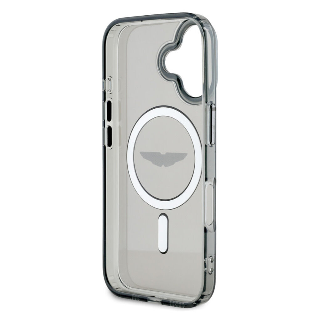 Aston Martin Aston Martin iPhone 16 Back cover coque - Magsafe - IML Frosted Effect - Noir Aston Martin Aston Martin iPhone 16 Back cover coque - Magsafe - IML Frosted Effect - Noir