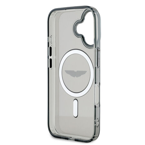 Aston Martin Aston Martin iPhone 16 Back cover coque - Magsafe - IML Frosted Effect - Noir Aston Martin Aston Martin iPhone 16 Back cover coque - Magsafe - IML Frosted Effect - Noir