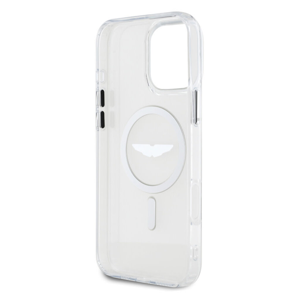 Aston Martin Aston Martin iPhone 16 Pro Max Back-Cover hul - Magsafe - IML Frosted Effect - Transparent Aston Martin Aston Martin iPhone 16 Pro Max Back-Cover hul - Magsafe - IML Frosted Effect - Transparent