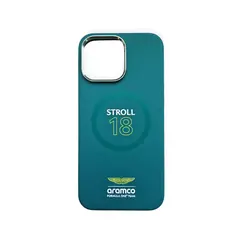 Aston Martin iPhone 16 Pro Max Backcover hoesje - Magsafe - Stroll - Groen