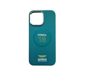 Aston Martin Aston Martin iPhone 16 Pro Max Back-Cover hul - Magsafe - Stroll - Grün Aston Martin Aston Martin iPhone 16 Pro Max Back-Cover hul - Magsafe - Stroll - Grün