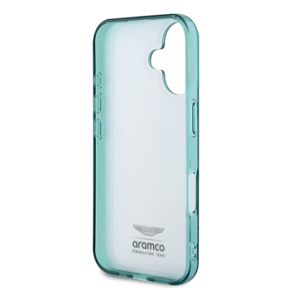 Aston Martin Aston Martin iPhone 16 Backcover hoesje - IML F1 Car - Alonso Signature - Groen Aston Martin Aston Martin iPhone 16 Backcover hoesje - IML F1 Car - Alonso Signature - Groen