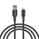 TUNIQ TUNIQ Lightning USB Cable 100cm Fast-Charger Data Transfer - Black TUNIQ TUNIQ Lightning USB Cable 100cm Fast-Charger Data Transfer - Black