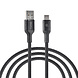 TUNIQ TUNIQ USB Type-C Cable 100cm Fast-Charger Data Transfer - Black TUNIQ TUNIQ USB Type-C Cable 100cm Fast-Charger Data Transfer - Black