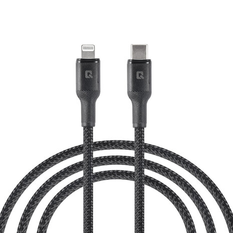 TUNIQ UNIQ Accessory Câble USB-C vers Lightning - 100cm - Noir TUNIQ UNIQ Accessory Câble USB-C vers Lightning - 100cm - Noir