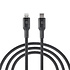 TUNIQ USB-C-auf-Lightning-Kabel - 100 cm – Schwarz TUNIQ USB-C-auf-Lightning-Kabel - 100 cm – Schwarz