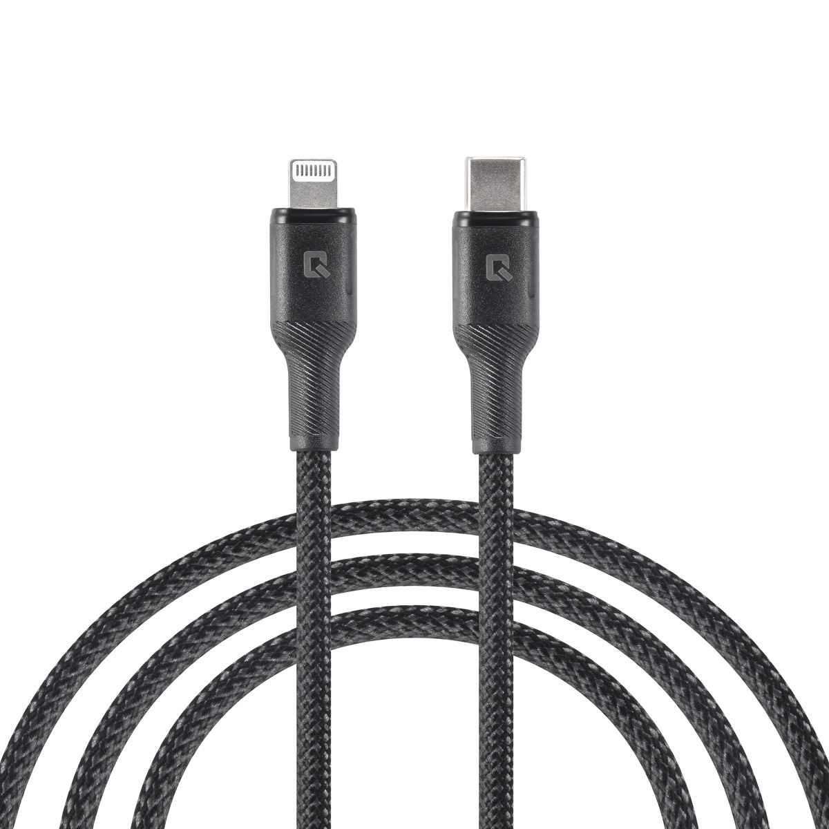 TUNIQ TUNIQ USB-C to Lightning Kabel - 100cm - Zwart