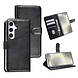 TUNIQ TUNIQ Galaxy S25 Book type housse - Porte-cartes pour 3 cartes - Fermeture magnétique - Noir TUNIQ TUNIQ Galaxy S25 Book type housse - Porte-cartes pour 3 cartes - Fermeture magnétique - Noir