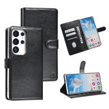 TUNIQ TUNIQ Galaxy S25 Ultra Book type case - Card holder for 3 cards - Magnetic closure - Black TUNIQ TUNIQ Galaxy S25 Ultra Book type case - Card holder for 3 cards - Magnetic closure - Black