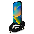 Guess Guess iPhone 16 Pro Back cover case - Crossbody 4G Big Logo - Cord Strap - Brown