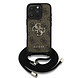 Guess Guess iPhone 16 Pro Max Back cover coque - Crossbody 4G Big Logo - Cord Strap - Marron Guess Guess iPhone 16 Pro Max Back cover coque - Crossbody 4G Big Logo - Cord Strap - Marron