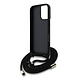 Guess Guess iPhone 16 Back cover coque - Crossbody 4G Big Logo - Cord Strap - Noir Guess Guess iPhone 16 Back cover coque - Crossbody 4G Big Logo - Cord Strap - Noir