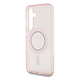 Guess Guess Galaxy S25 Backcover hoesje - Rhinestones Printed Classic Logo - MagSafe - Roze Guess Guess Galaxy S25 Backcover hoesje - Rhinestones Printed Classic Logo - MagSafe - Roze