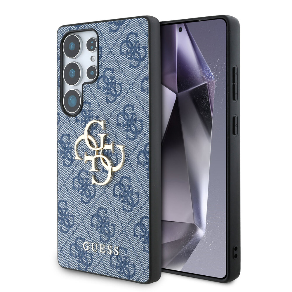 Guess Guess Galaxy S25 Ultra Back-Cover hul - 4G PU Big Logo - Blau Guess Guess Galaxy S25 Ultra Back-Cover hul - 4G PU Big Logo - Blau