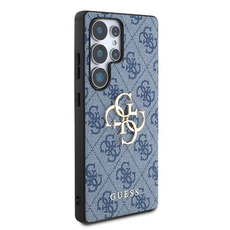 Guess Guess Galaxy S25 Ultra Back-Cover hul - 4G PU Big Logo - Blau Guess Guess Galaxy S25 Ultra Back-Cover hul - 4G PU Big Logo - Blau
