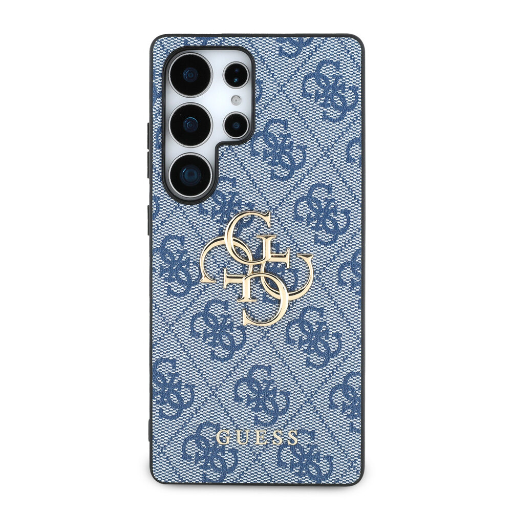 Guess Guess Galaxy S25 Ultra Back-Cover hul - 4G PU Big Logo - Blau Guess Guess Galaxy S25 Ultra Back-Cover hul - 4G PU Big Logo - Blau