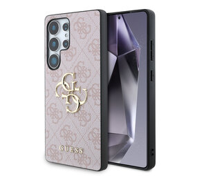 Guess Guess Galaxy S25 Ultra Back cover case - 4G PU Big Logo - Pink Guess Guess Galaxy S25 Ultra Back cover case - 4G PU Big Logo - Pink