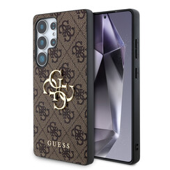 Guess Galaxy S25 Ultra Back-Cover hul - 4G PU Big Logo - Braun