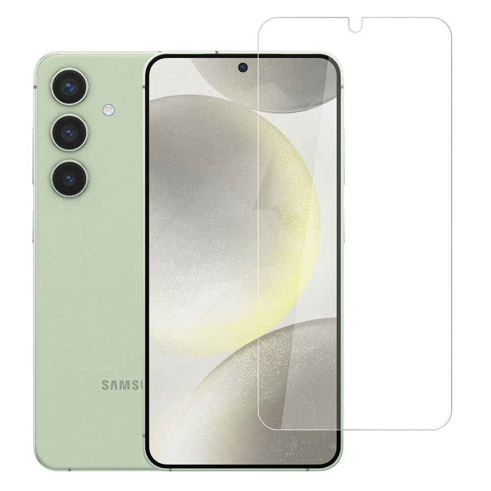 TUNIQ Box of 10 - TUNIQ Galaxy S24 Protecteur D'écran Tempered glass - Transparent TUNIQ Box of 10 - TUNIQ Galaxy S24 Protecteur D'écran Tempered glass - Transparent