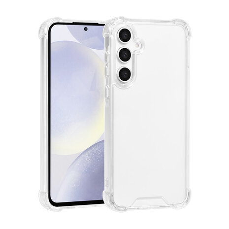 TUNIQ TUNIQ Galaxy A55 Back cover case - Transparent - Antishock TUNIQ TUNIQ Galaxy A55 Back cover case - Transparent - Antishock