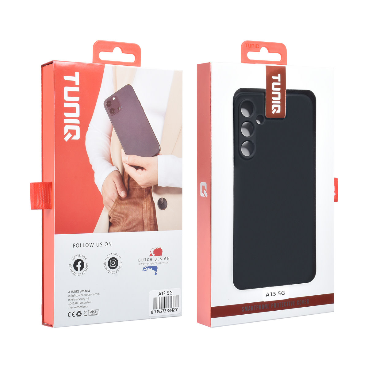 TUNIQ TUNIQ Galaxy A15 5G Backcover hoesje - Zwart, foto 5 van 5