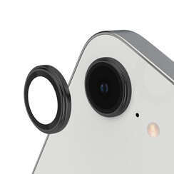 TUNIQ iPhone 16e Lens protector - Tempered glass - Black